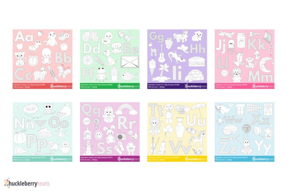 Alphabet Clipart Bundle