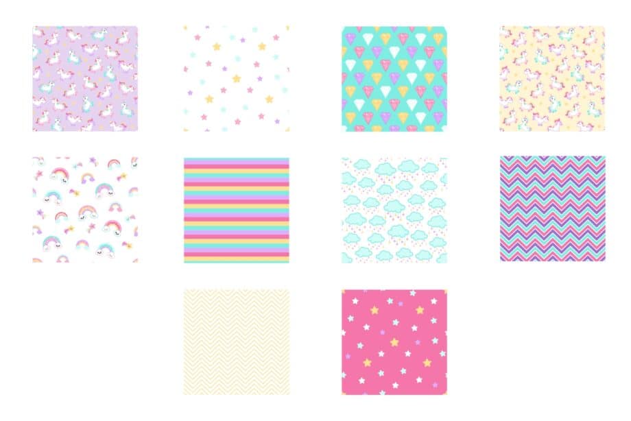 Unicorn Dreams Digital Paper