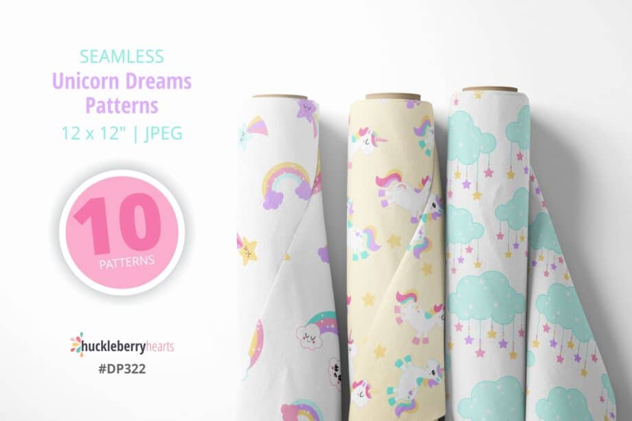 Unicorn Dreams Digital Paper