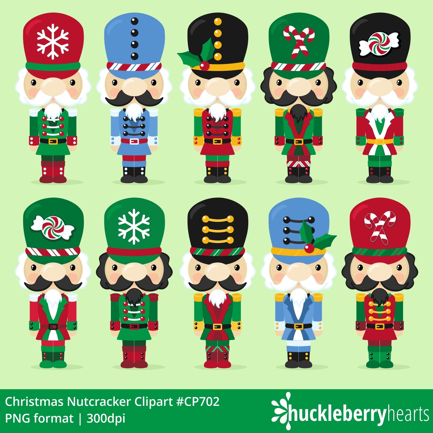 Assorted Christmas Nutcracker Cliparts