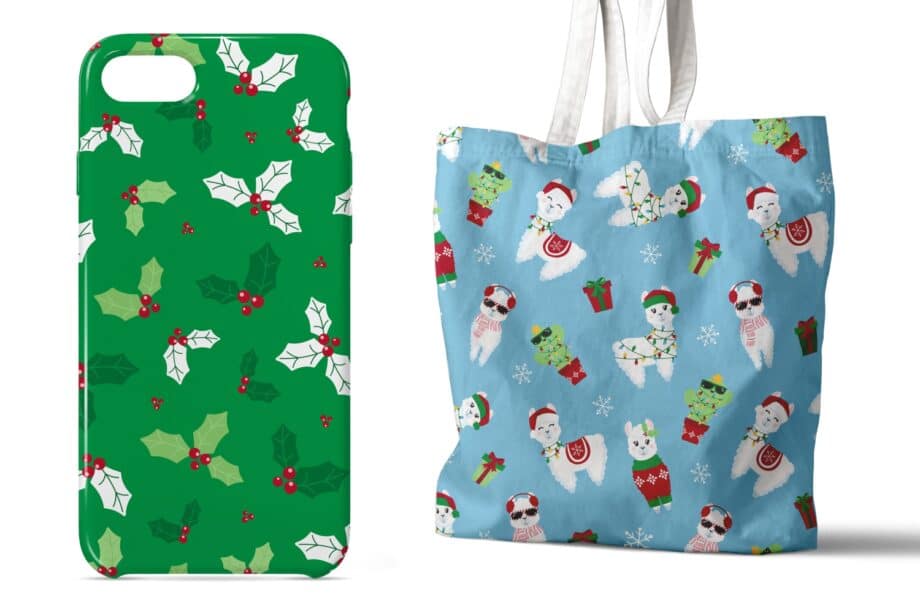 Christmas Llamas Patterns