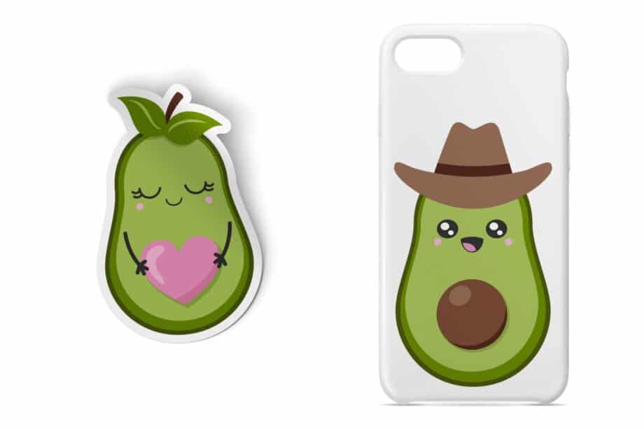 Cute Avocado Friends