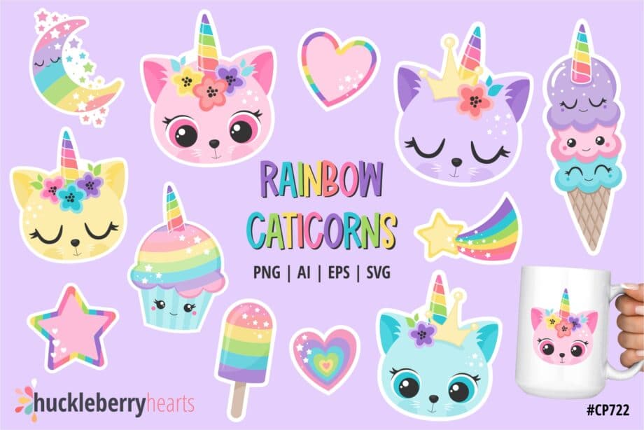 Rainbow Caticorns