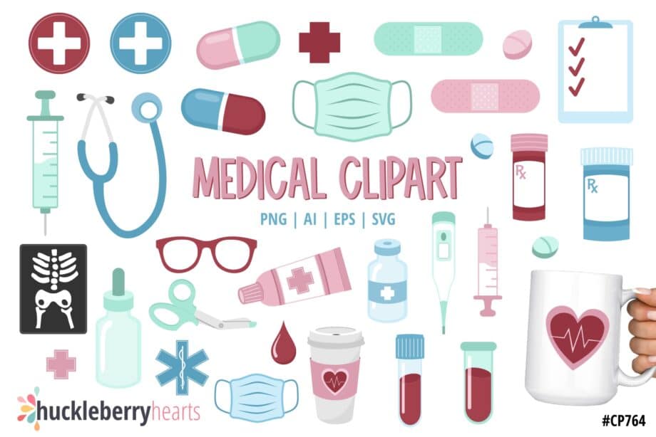 Assorted Medical Cliparts and Vector Files