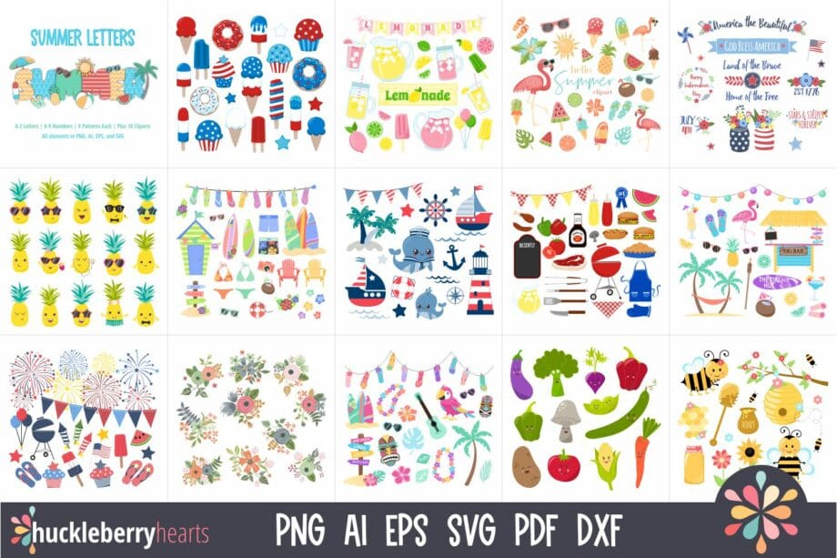 Summer Clipart and Vector Files