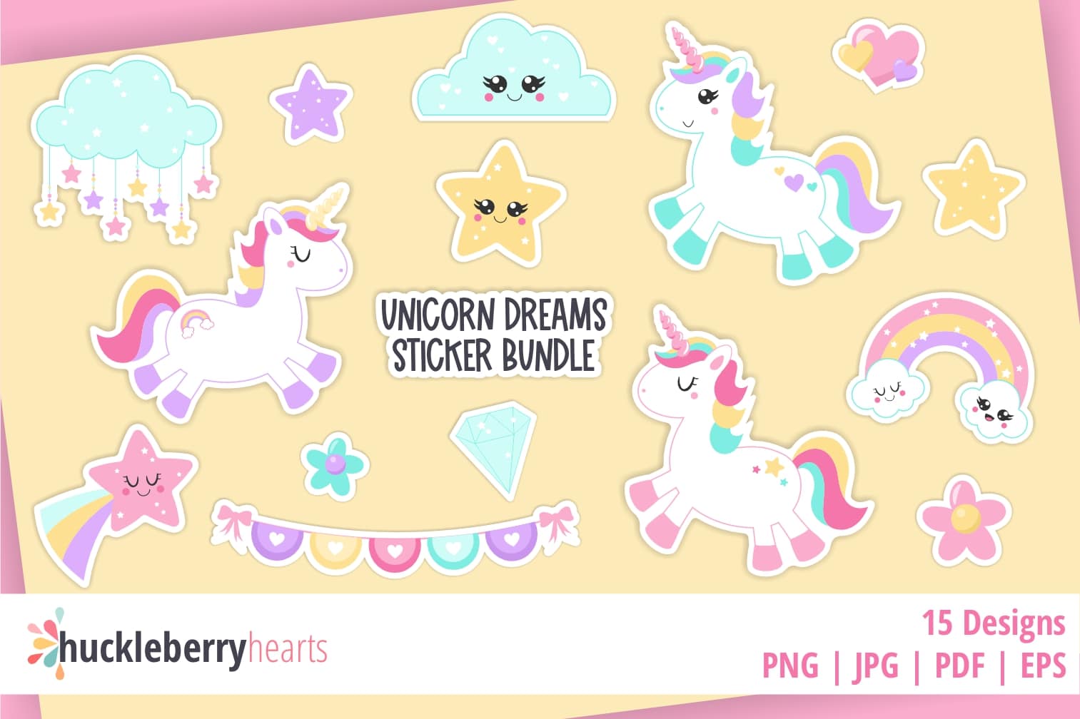 Unicorn Dreams Stickers