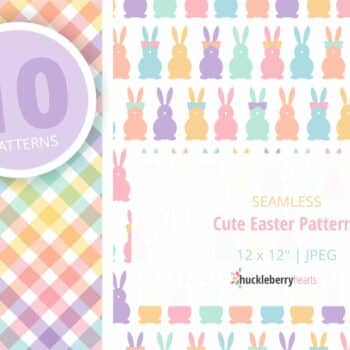 Assorted Seamless Easter Patterns