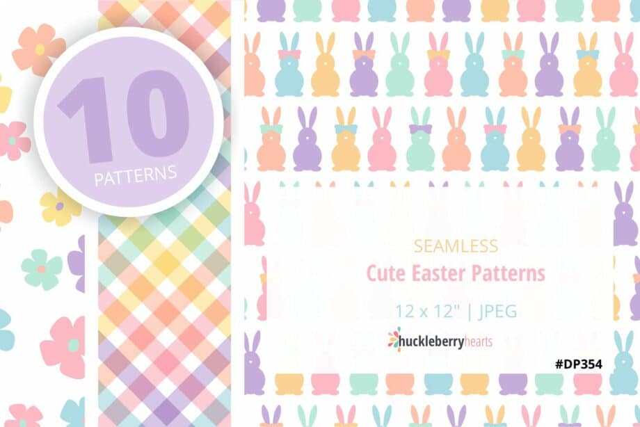 Assorted Seamless Easter Patterns