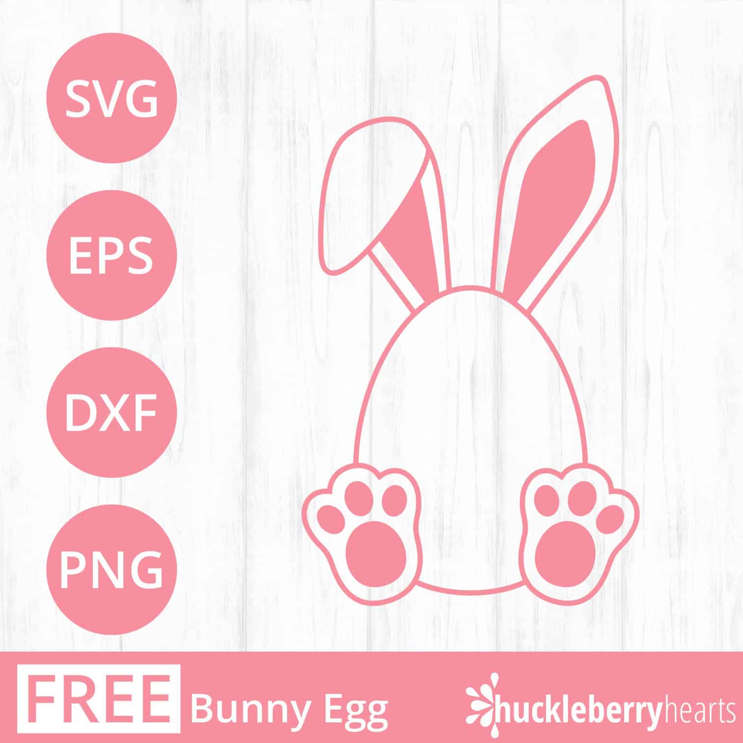 Free Downloadable Easter Bunny Egg SVG