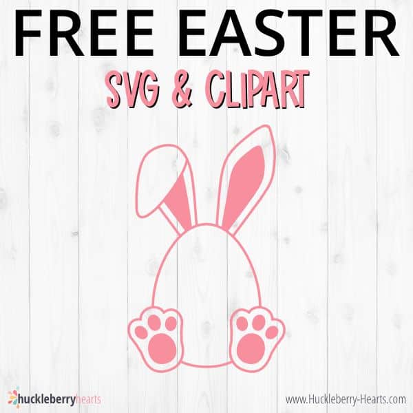 Bunny Feet & Ears Frame SVG file - SVG Designs