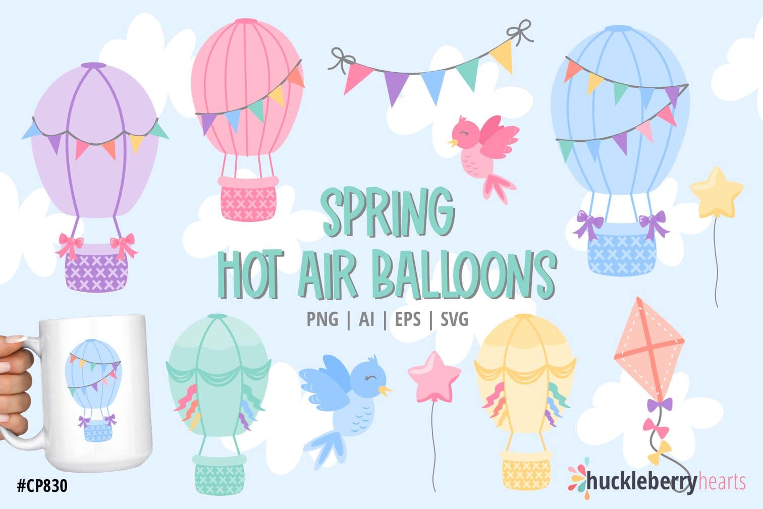 Spring Hot Air Balloons