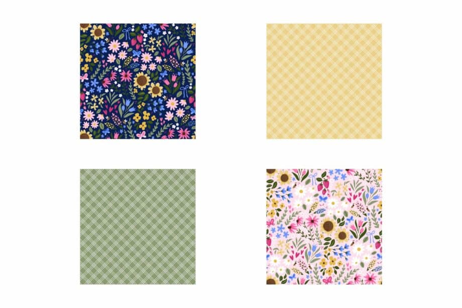 Floral Pattern Image Set