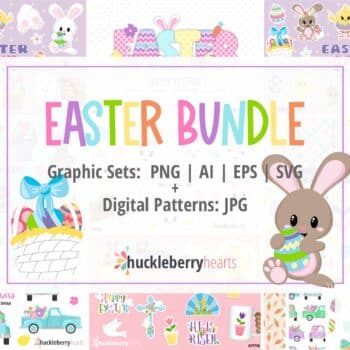 Assorted Easter Themed Clipart, Vectors, and Seamless Patterns