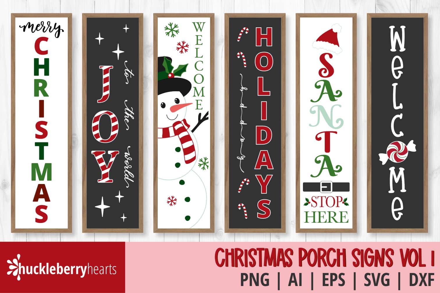 Christmas Porch Signs Vol 1