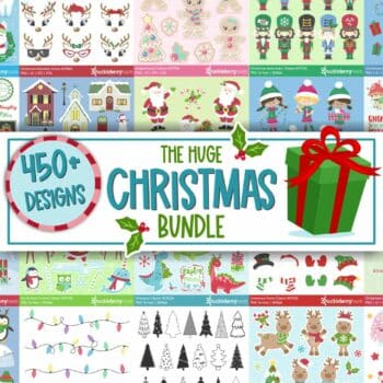 Assorted Christmas themed SVG and Clipart Bundle