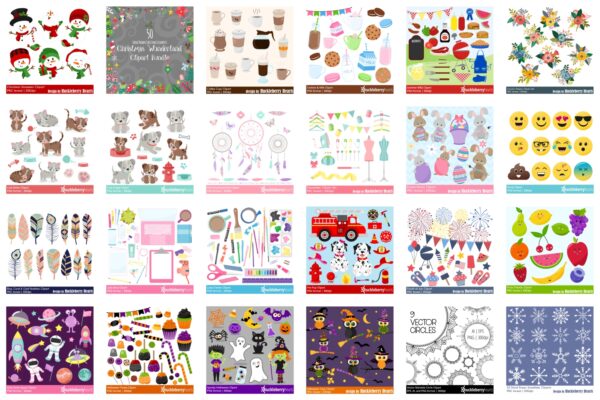 The Big Clipart Bundle | PNG and SVG Image Set