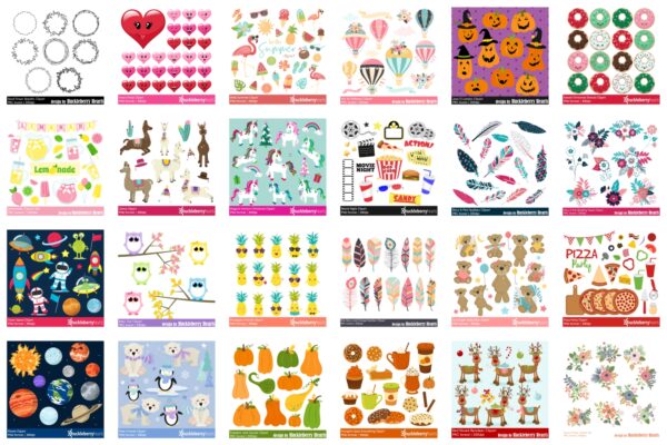 The Big Clipart Bundle | PNG and SVG Image Set