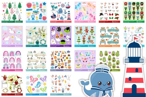 The Big Clipart Bundle | PNG and SVG Image Set