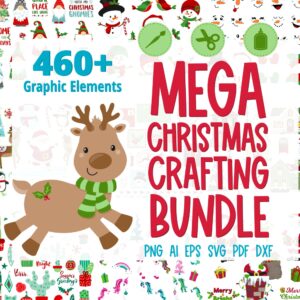 Digital Christmas Image Crafting Set