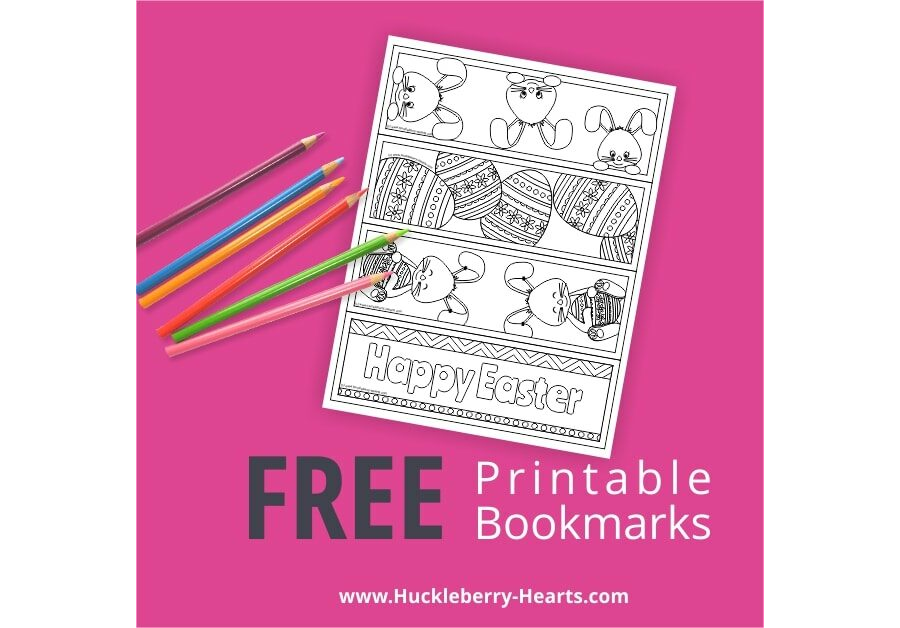 Free Easter Bookmarks Printable
