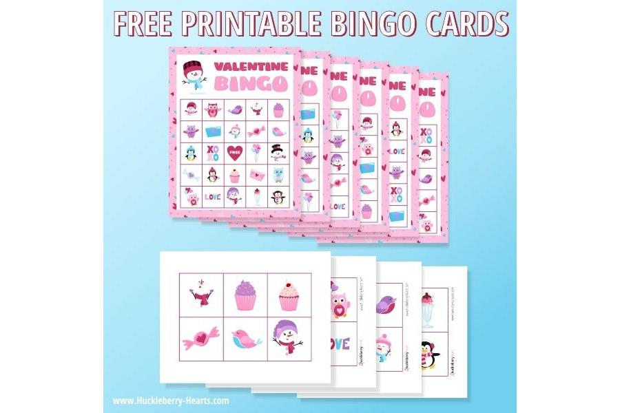 Printable Valentine’s Day Bingo Cards
