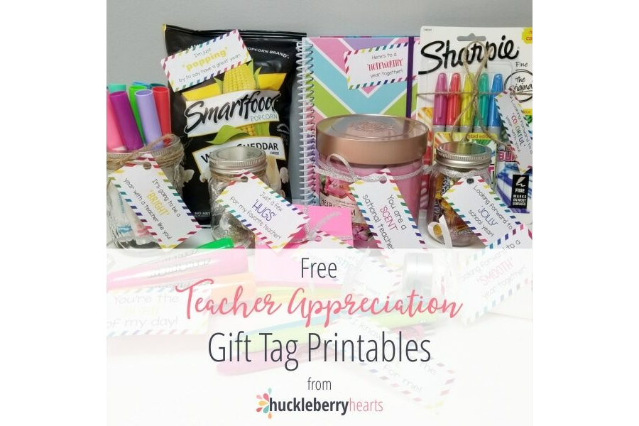 Teacher Appreciation | Free Gift Tag Printables